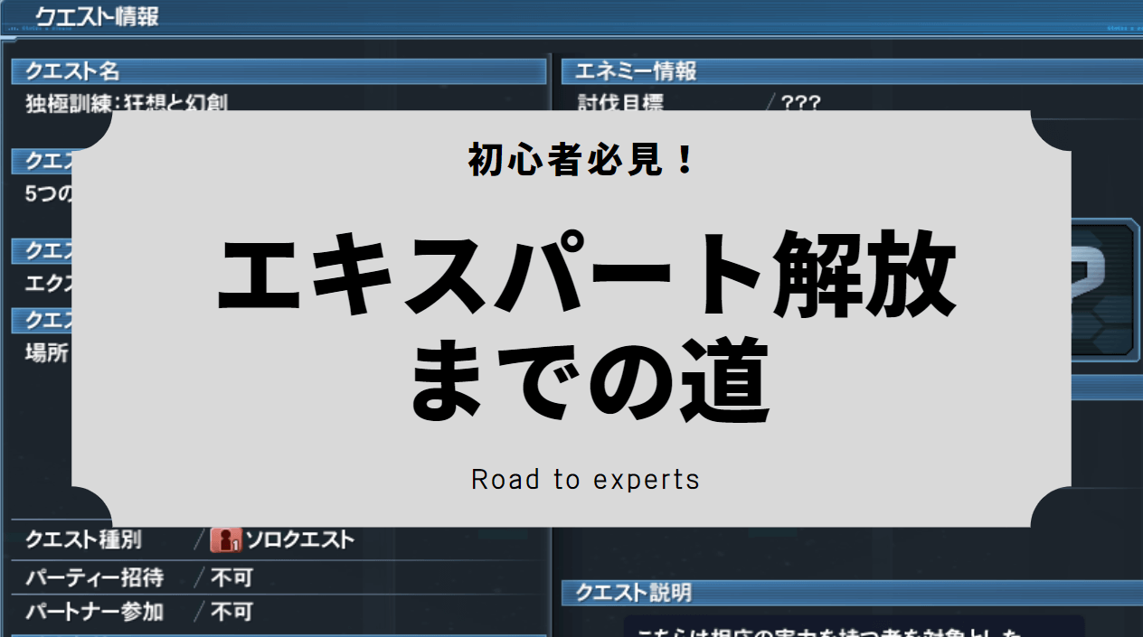 Pso2 エキスパート条件を達成するための攻略解説 初心者必見 Baskmedia