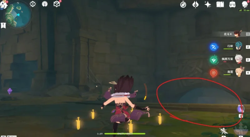 雷鳥が描かれた壁