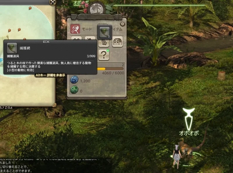 動物を捕まえよう