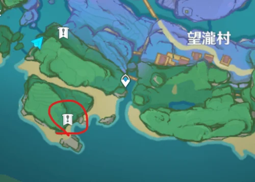【原神】望瀧村　謎のマーク　海祇島　隠し実績　般若のマーク　鬼のマーク　林蔵