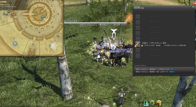 ブラックチェリー原木