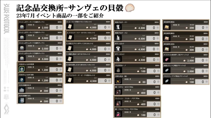 ブルプロ通信#9 記念品交換所「サンヴェの貝殻」