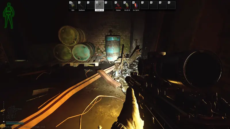 【BBQ-S43】ドラム缶の横