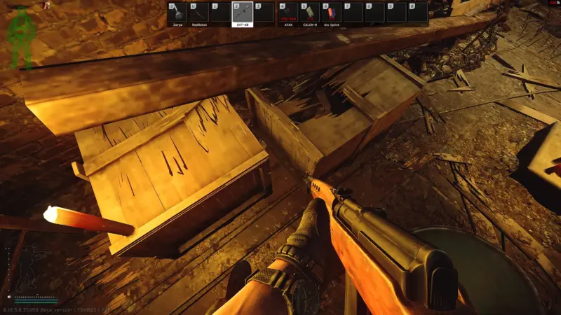 【BBQ-S43】木箱の間