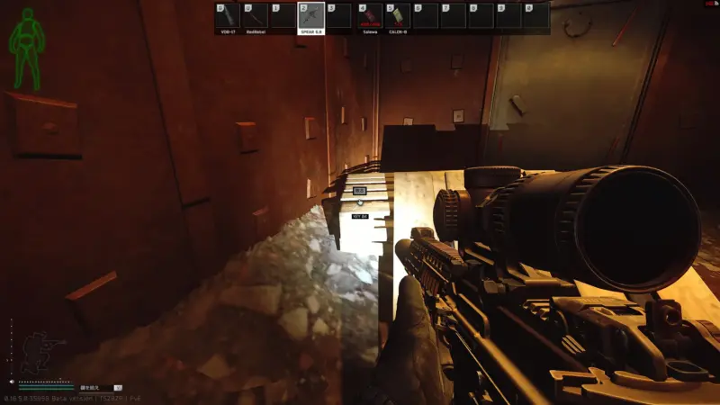 【KEY04】木の板の上