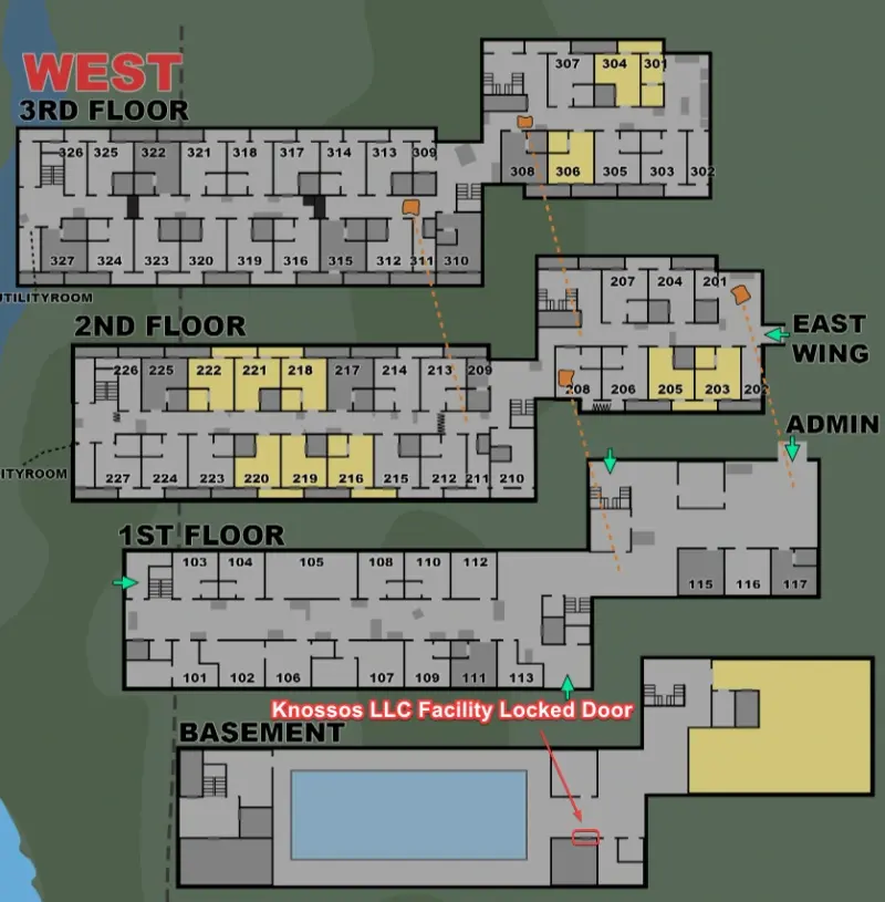Mechanic「Hidden Layer」鍵部屋の場所
