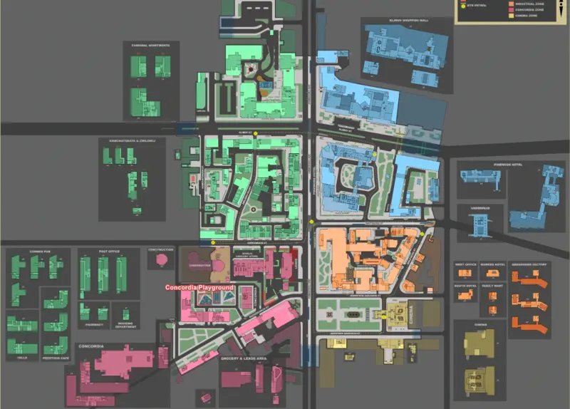 Streets of Tarkovのコンコルディアの子供用遊び場