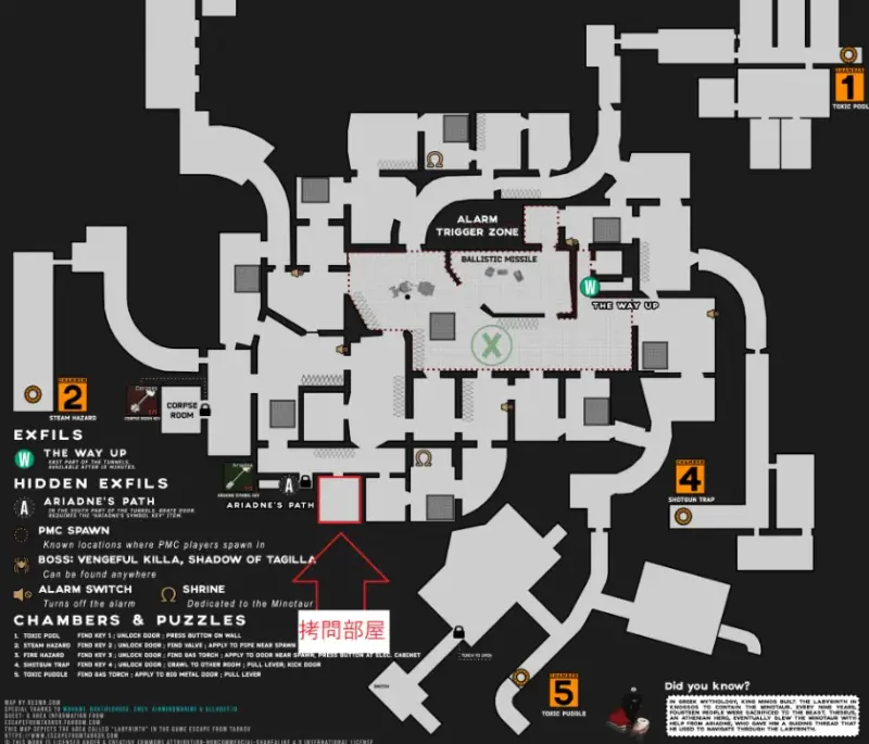 Therapist「This Tape Sucks」拷問部屋の場所