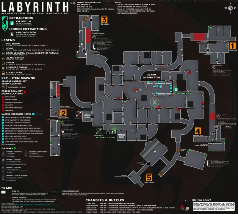 ラビリンスマップ(最新バージョン)