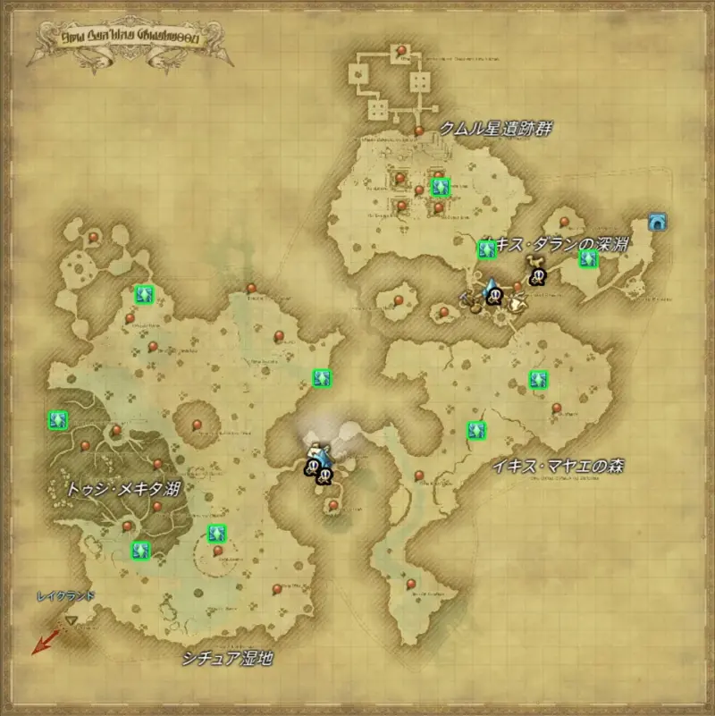 【FF14】ラケティカ大森林「風脈の泉」