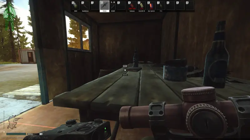 Therapist「Secret Benefactor」Woods北側のScavキャンプ