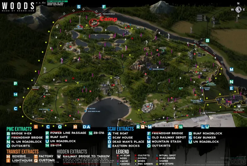 WoodsScavキャンプ