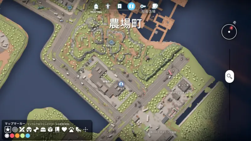 療養所東の部屋(MAP)