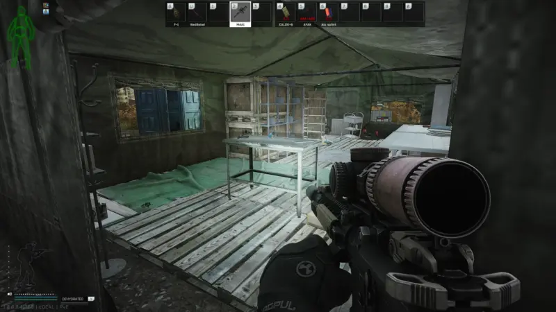 Interchangeの山にあるTeraGroupのキャンプ地1-2