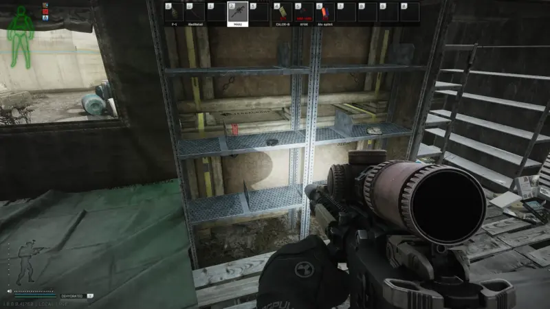 Interchangeの山にあるTeraGroupのキャンプ地1-3LEDX湧き