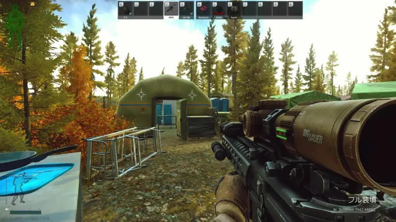 Interchangeの山にあるTeraGroupのキャンプ地2-1