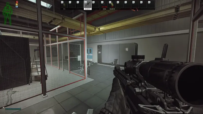 「The Labのサーバールームにハッキング装置を設置する」場所