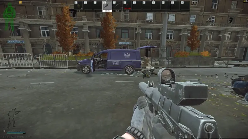 ロシア郵便の車の鍵1