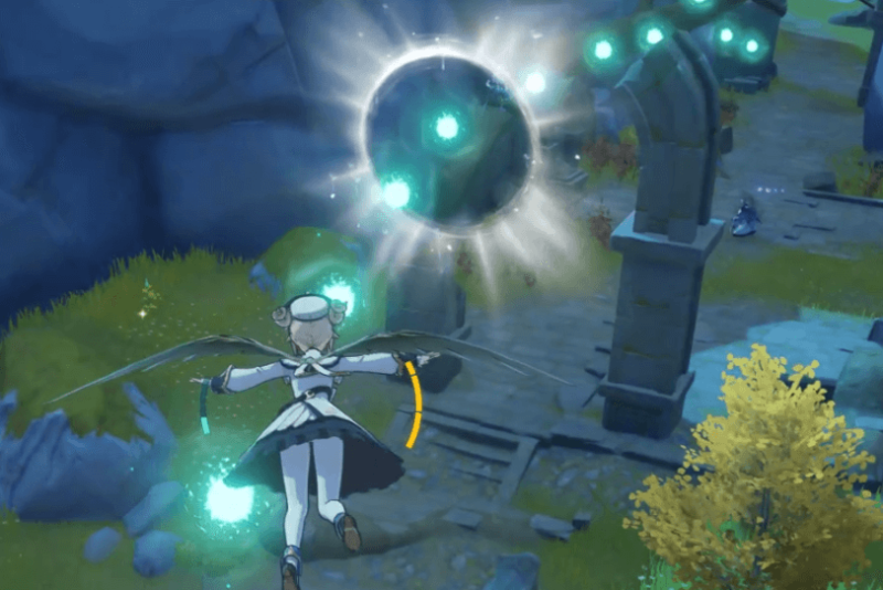 【原神】「飛行挑戦」空中の粒子