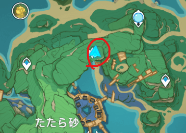 【原神】一袋の花の種 葉名山薫 場所 どこ 使いみち 使い方 たたら砂 たたら物語