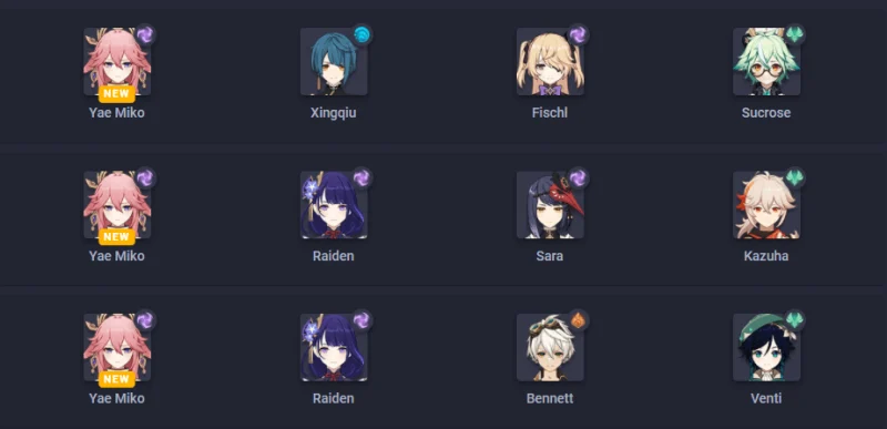 原神 げんしん アメリカ 英語 八重 やえみこ 八重神子 パーティ編成 パーティ 