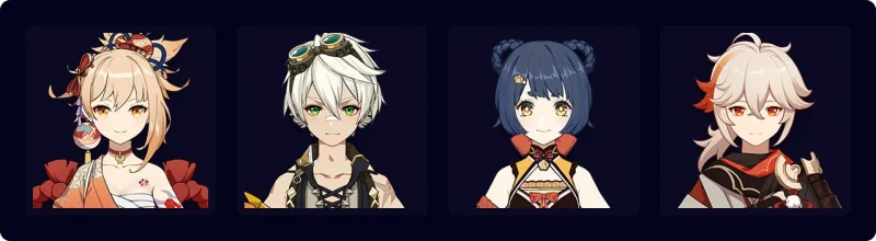 宵宮 よいみや 原神 チーム パーティ 編成 purepyro monopyro triplepyro 香菱 ベネット 万葉 かずは