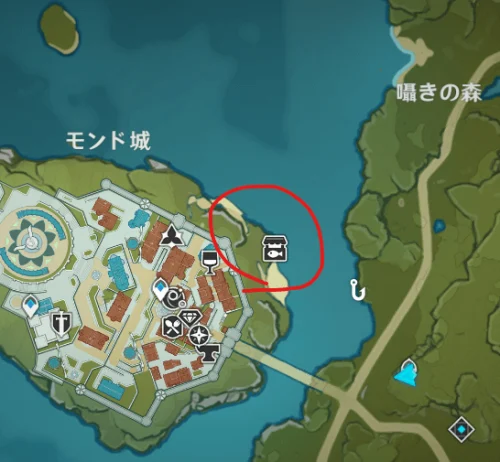 【原神】魚の餌　釣り竿　モンド釣り協会　ナンタック